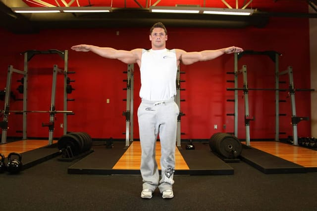 Arm Circles, start position