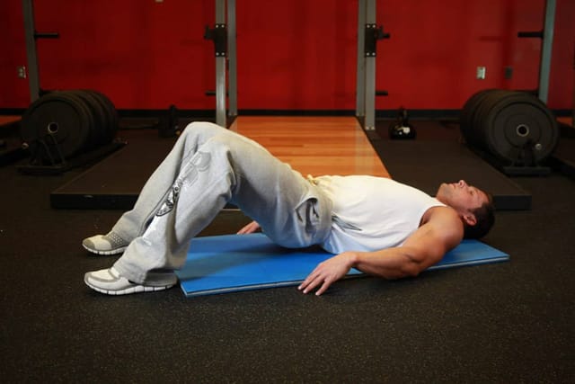 Glute Bridge, start position