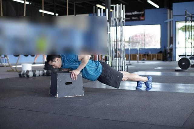 Incline Push-Up, finish position