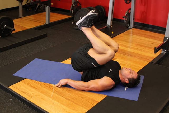 Leg Pull-In, finish position