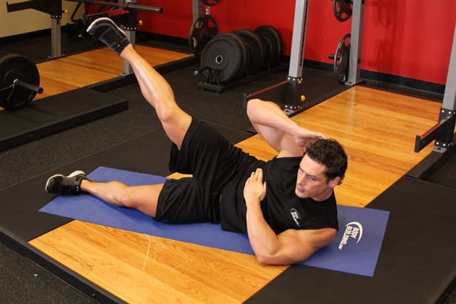 Side Jackknife, finish position
